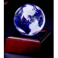 Crystal Globe On LED Lighting Base (2 3/8")